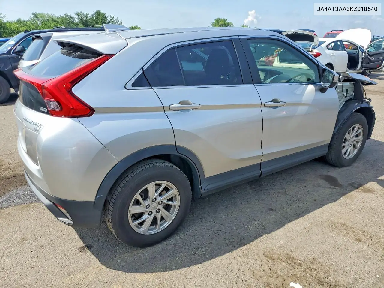 2019 Mitsubishi Eclipse Cross Es VIN: JA4AT3AA3KZ018540 Lot: 58280706