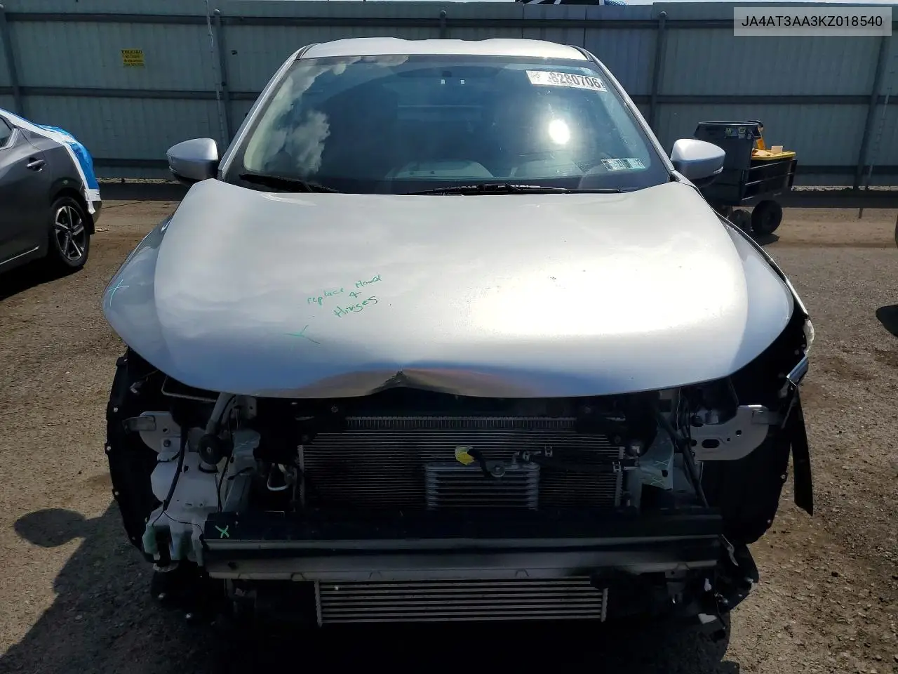 2019 Mitsubishi Eclipse Cross Es VIN: JA4AT3AA3KZ018540 Lot: 58280706