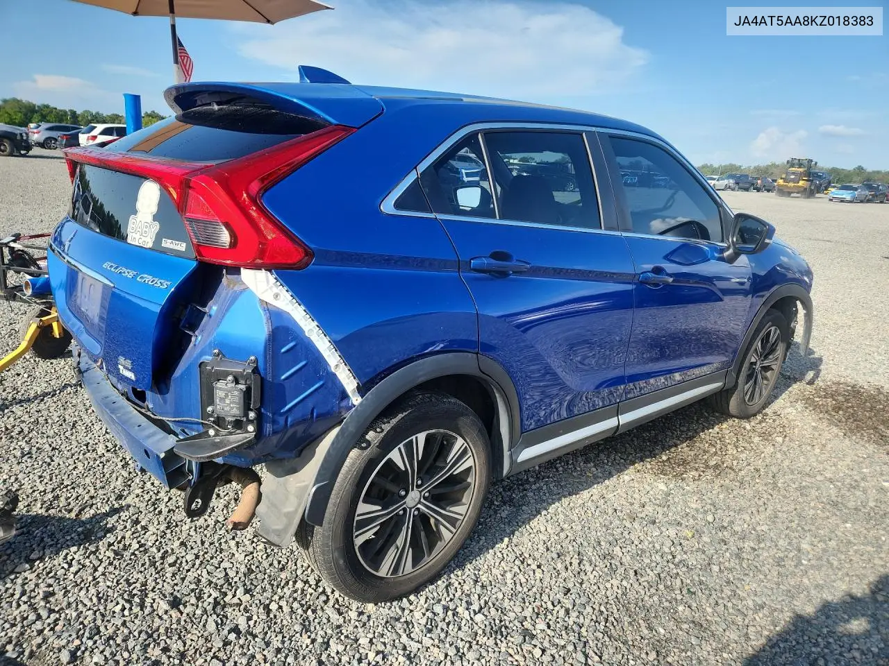 2019 Mitsubishi Eclipse Cross Se VIN: JA4AT5AA8KZ018383 Lot: 58805676