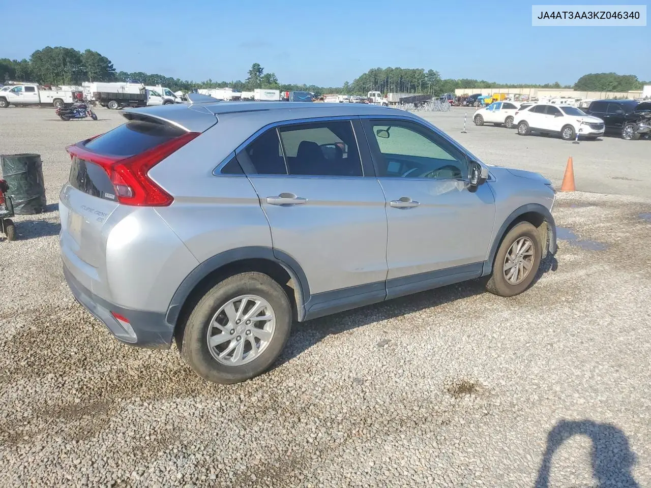 2019 Mitsubishi Eclipse Cross Es VIN: JA4AT3AA3KZ046340 Lot: 58988206