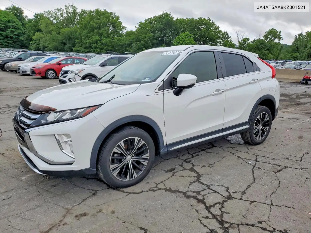 2019 Mitsubishi Eclipse Cross Se VIN: JA4AT5AA8KZ001521 Lot: 59874716