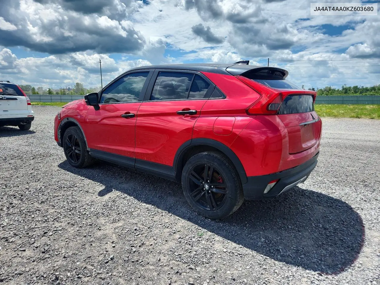 2019 Mitsubishi Eclipse Cross Le VIN: JA4AT4AA0KZ603680 Lot: 60253926