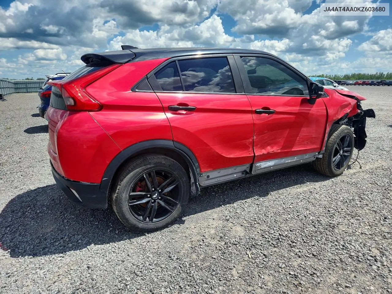 2019 Mitsubishi Eclipse Cross Le VIN: JA4AT4AA0KZ603680 Lot: 60253926