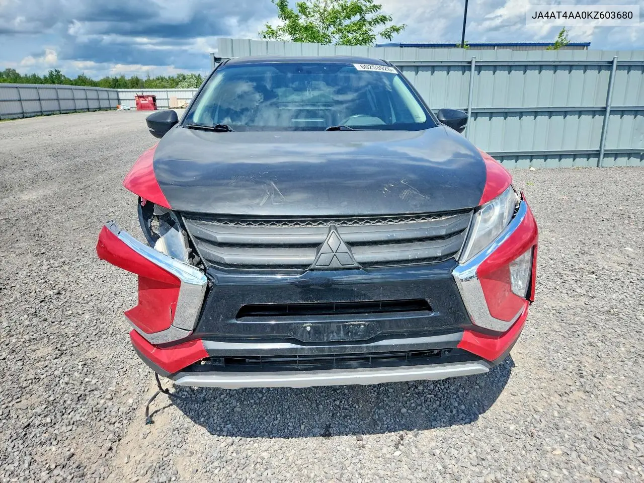 2019 Mitsubishi Eclipse Cross Le VIN: JA4AT4AA0KZ603680 Lot: 60253926