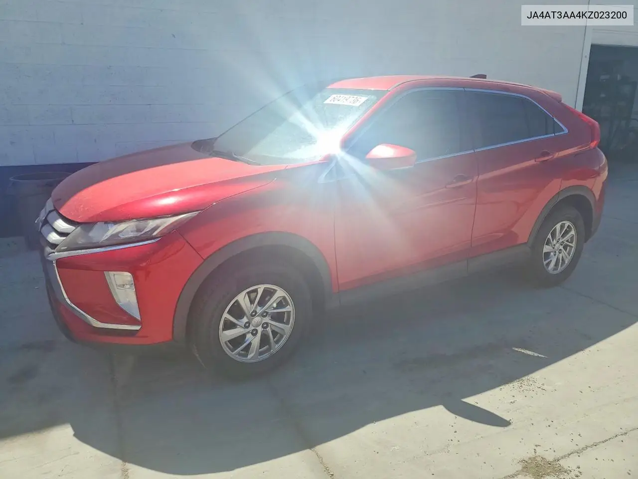 2019 Mitsubishi Eclipse Cross Es VIN: JA4AT3AA4KZ023200 Lot: 60419736