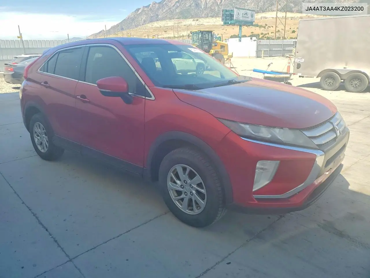 2019 Mitsubishi Eclipse Cross Es VIN: JA4AT3AA4KZ023200 Lot: 60419736