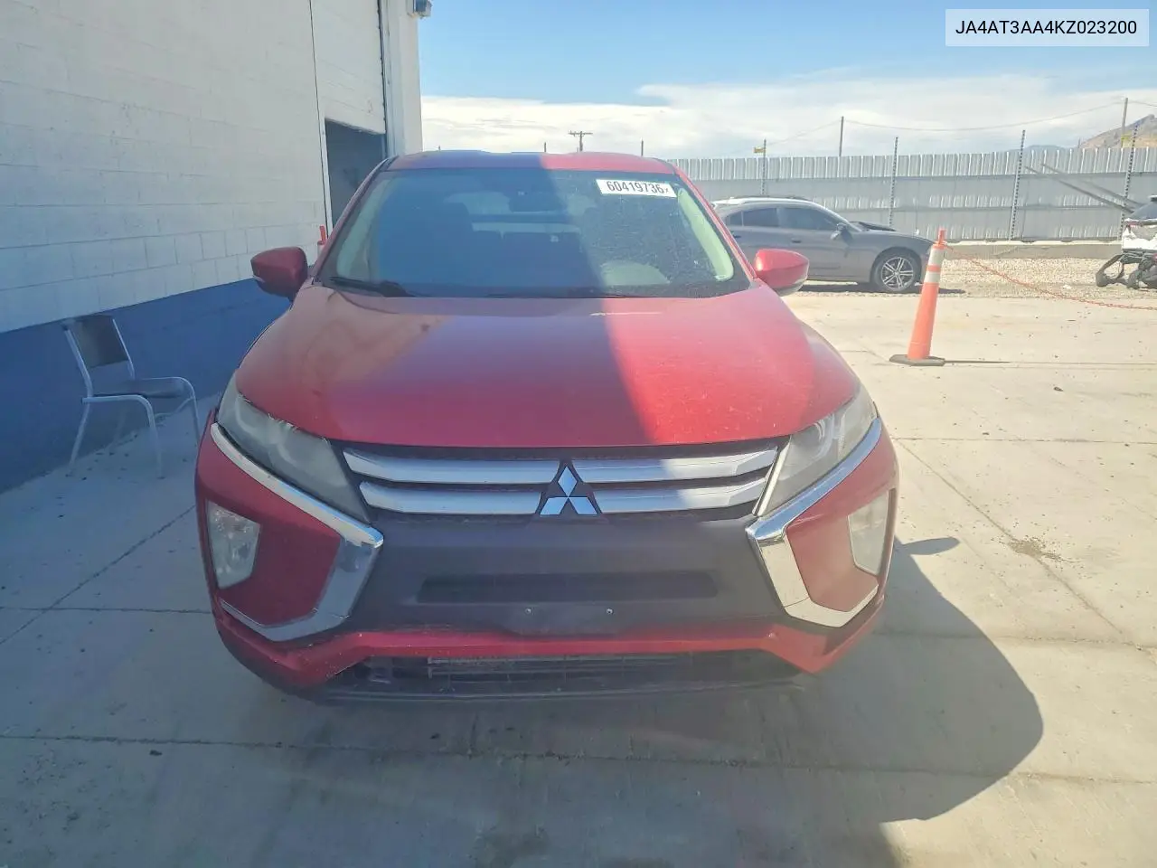 2019 Mitsubishi Eclipse Cross Es VIN: JA4AT3AA4KZ023200 Lot: 60419736