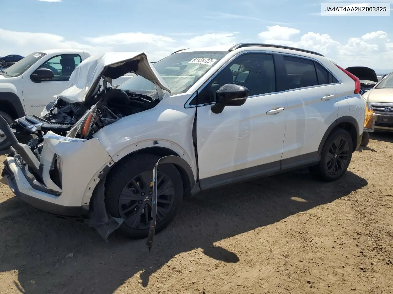 2019 Mitsubishi Eclipse Cross Le VIN: JA4AT4AA2KZ003825 Lot: 61158723