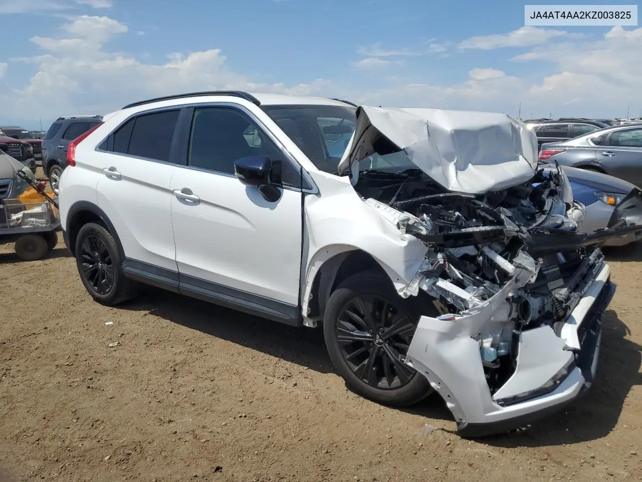 2019 Mitsubishi Eclipse Cross Le VIN: JA4AT4AA2KZ003825 Lot: 61158723