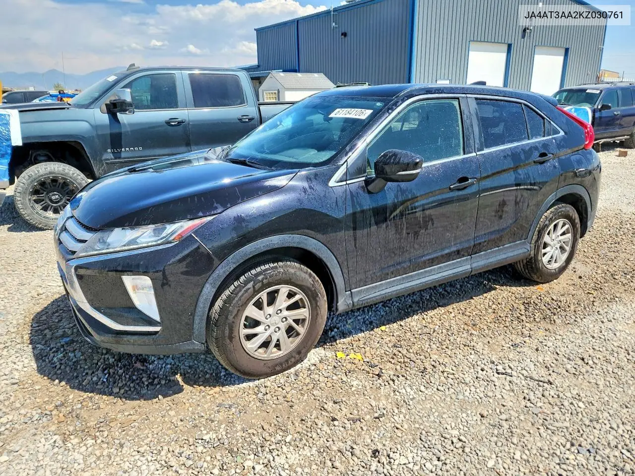 2019 Mitsubishi Eclipse Cross Es VIN: JA4AT3AA2KZ030761 Lot: 61184106