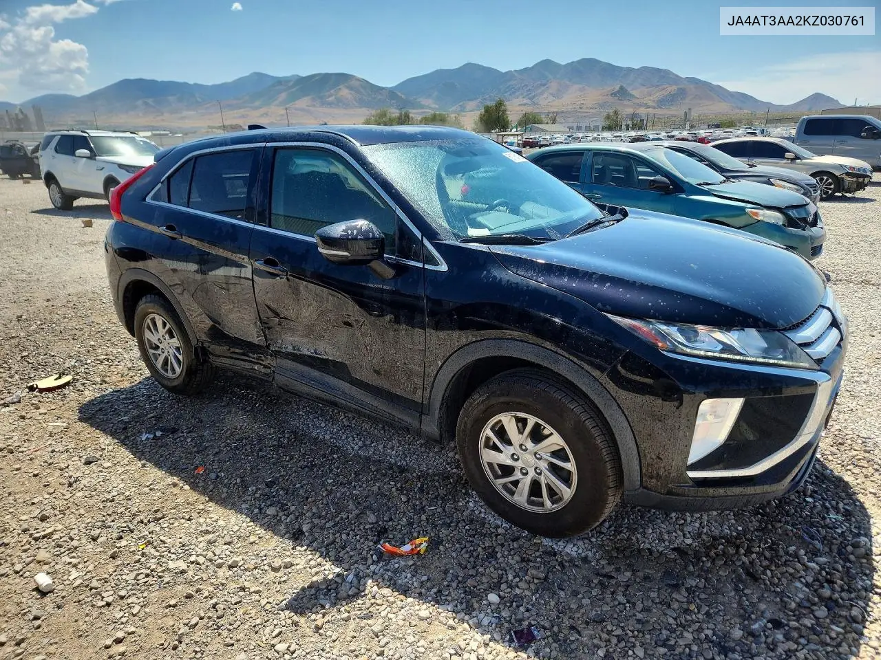 2019 Mitsubishi Eclipse Cross Es VIN: JA4AT3AA2KZ030761 Lot: 61184106