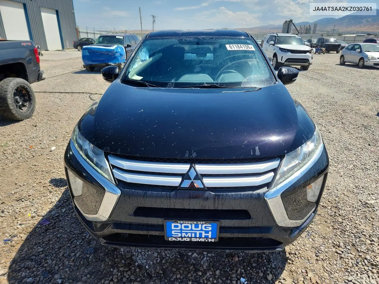2019 Mitsubishi Eclipse Cross Es VIN: JA4AT3AA2KZ030761 Lot: 61184106