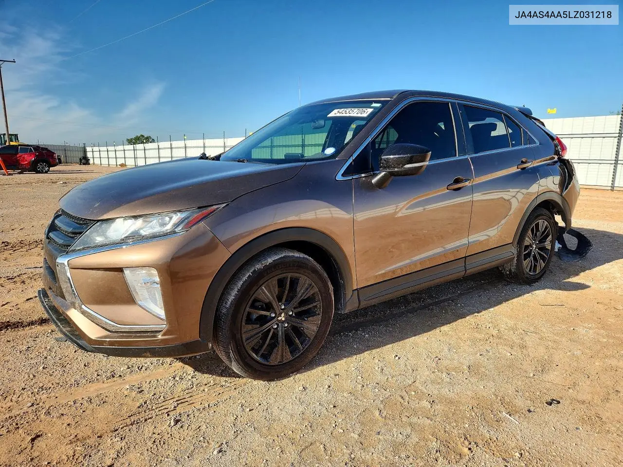2020 Mitsubishi Eclipse Cross Le VIN: JA4AS4AA5LZ031218 Lot: 54535706