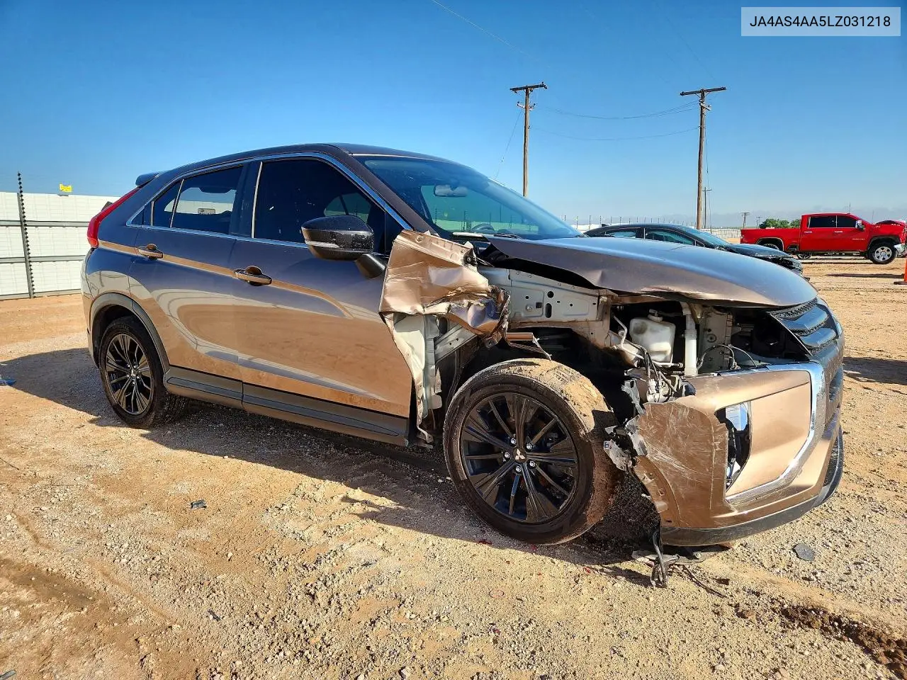 2020 Mitsubishi Eclipse Cross Le VIN: JA4AS4AA5LZ031218 Lot: 54535706