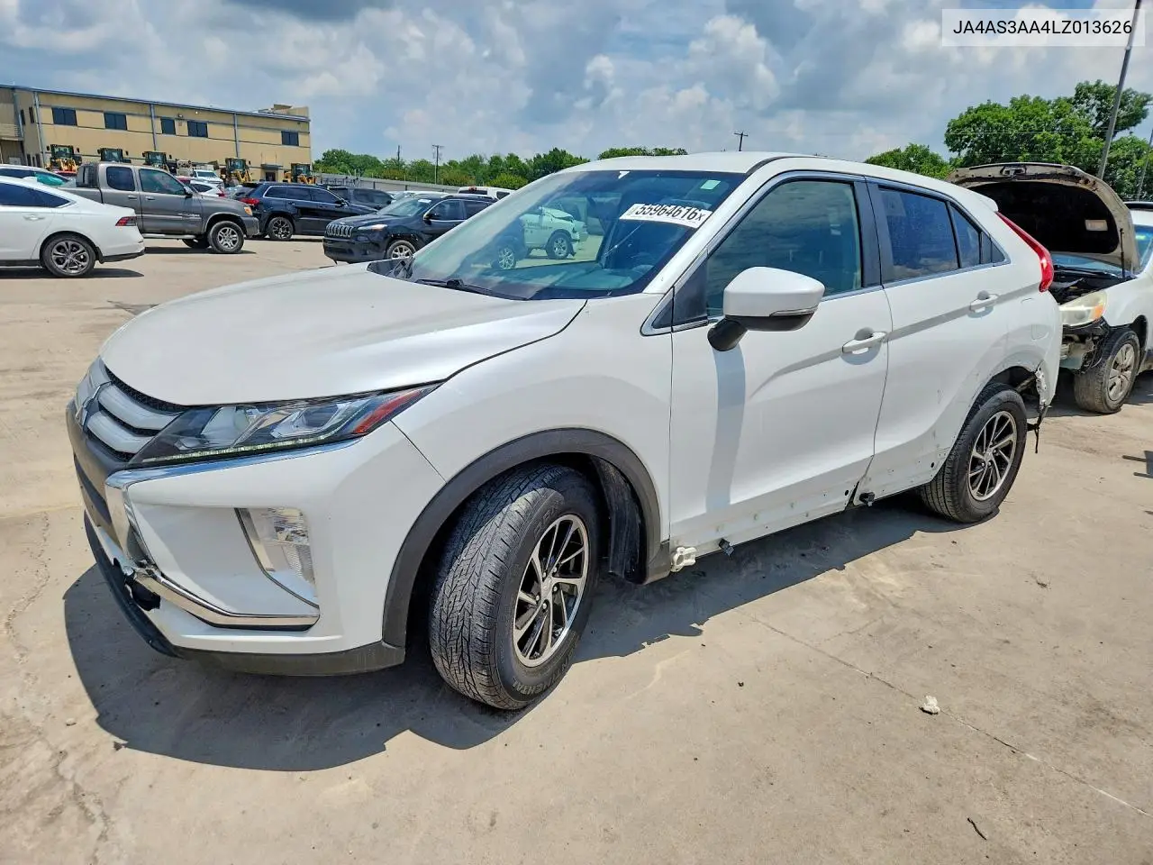 2020 Mitsubishi Eclipse Cross Es VIN: JA4AS3AA4LZ013626 Lot: 55964616