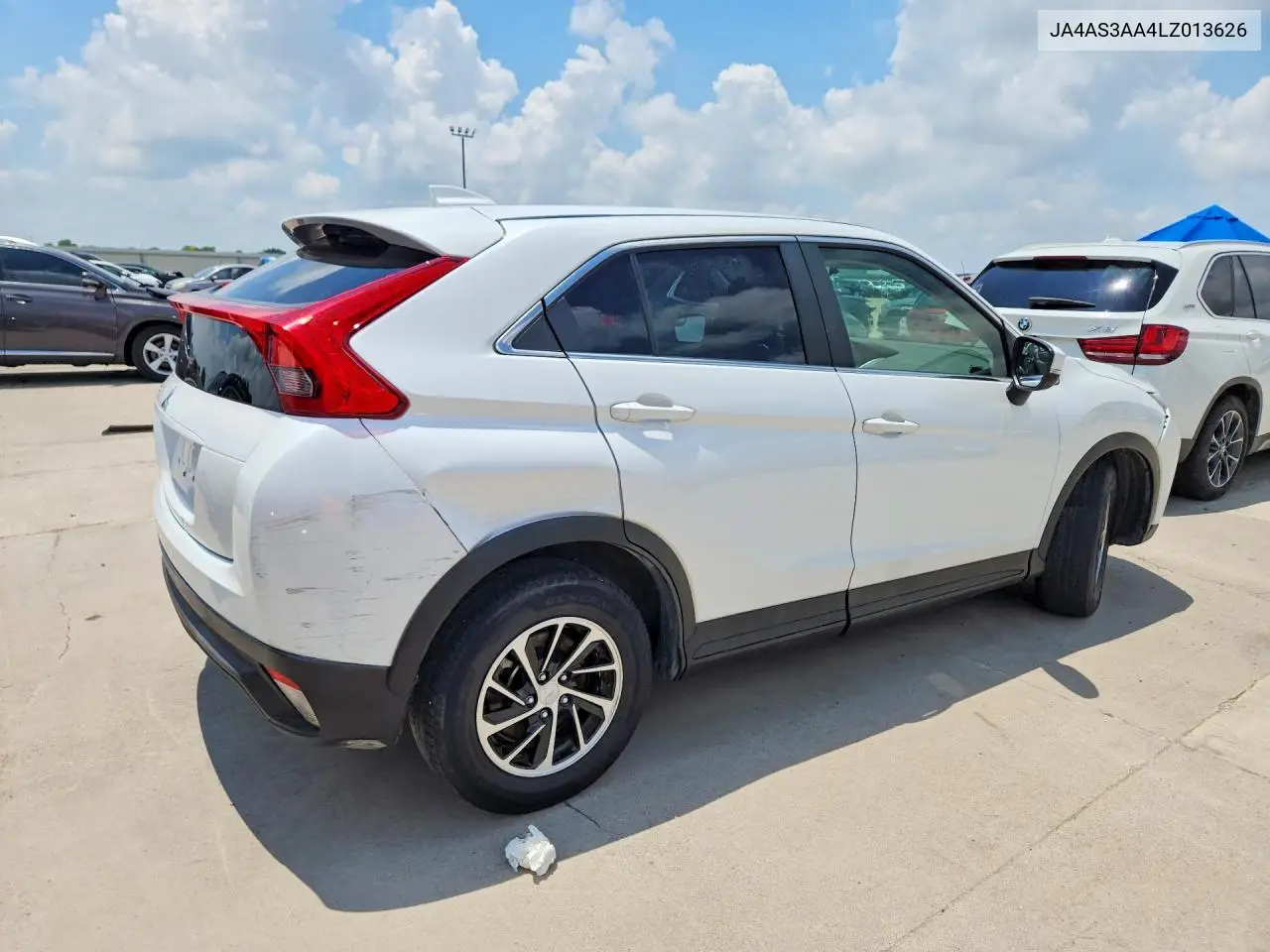 2020 Mitsubishi Eclipse Cross Es VIN: JA4AS3AA4LZ013626 Lot: 55964616