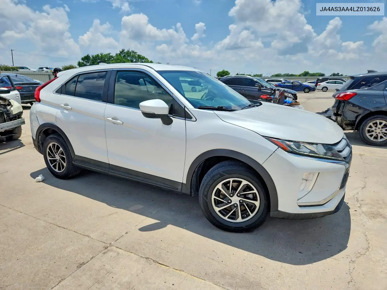 2020 Mitsubishi Eclipse Cross Es VIN: JA4AS3AA4LZ013626 Lot: 55964616