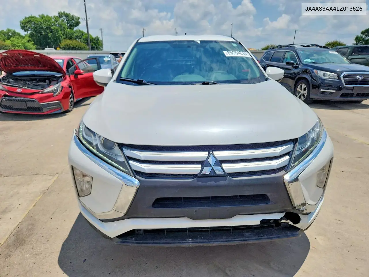 2020 Mitsubishi Eclipse Cross Es VIN: JA4AS3AA4LZ013626 Lot: 55964616