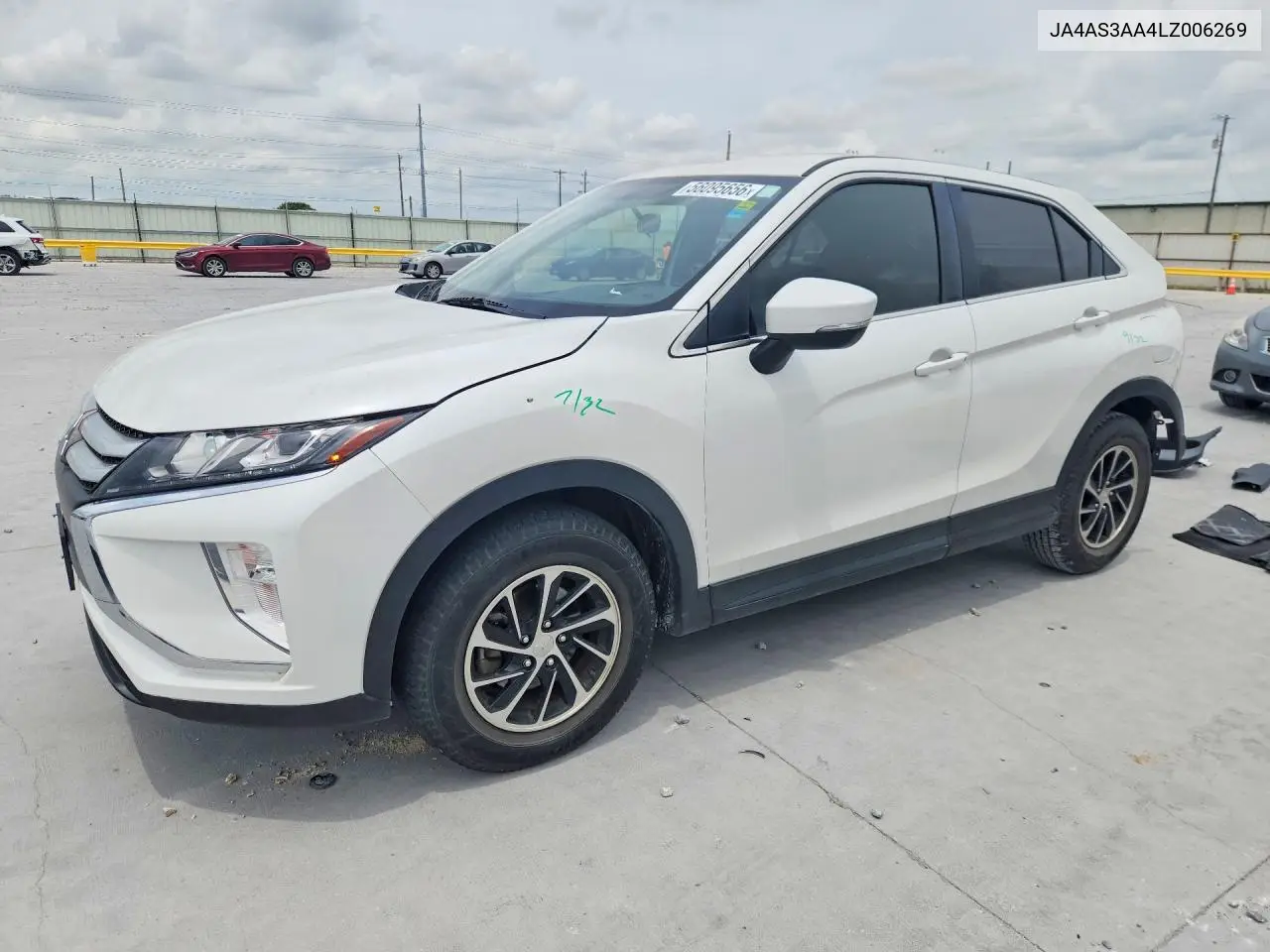 2020 Mitsubishi Eclipse Cross Es VIN: JA4AS3AA4LZ006269 Lot: 56095656