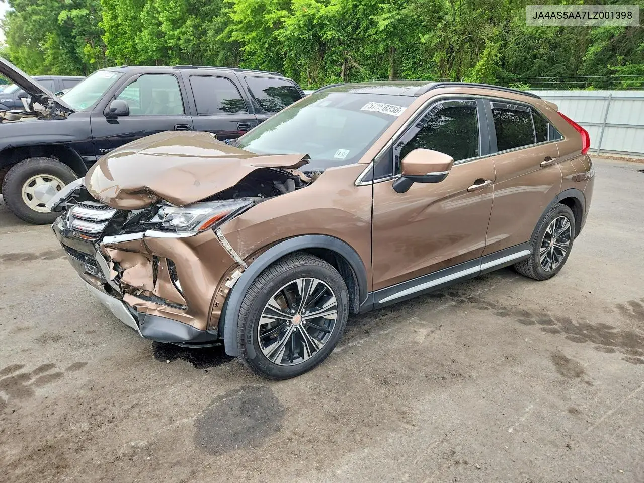 2020 Mitsubishi Eclipse Cross VIN: JA4AS5AA7LZ001398 Lot: 57598256