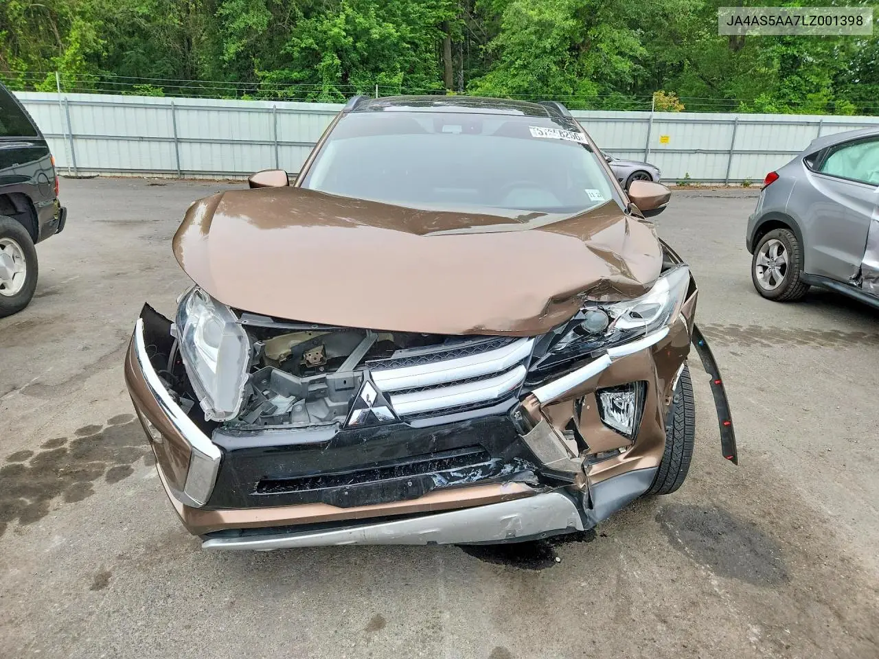 2020 Mitsubishi Eclipse Cross VIN: JA4AS5AA7LZ001398 Lot: 57598256