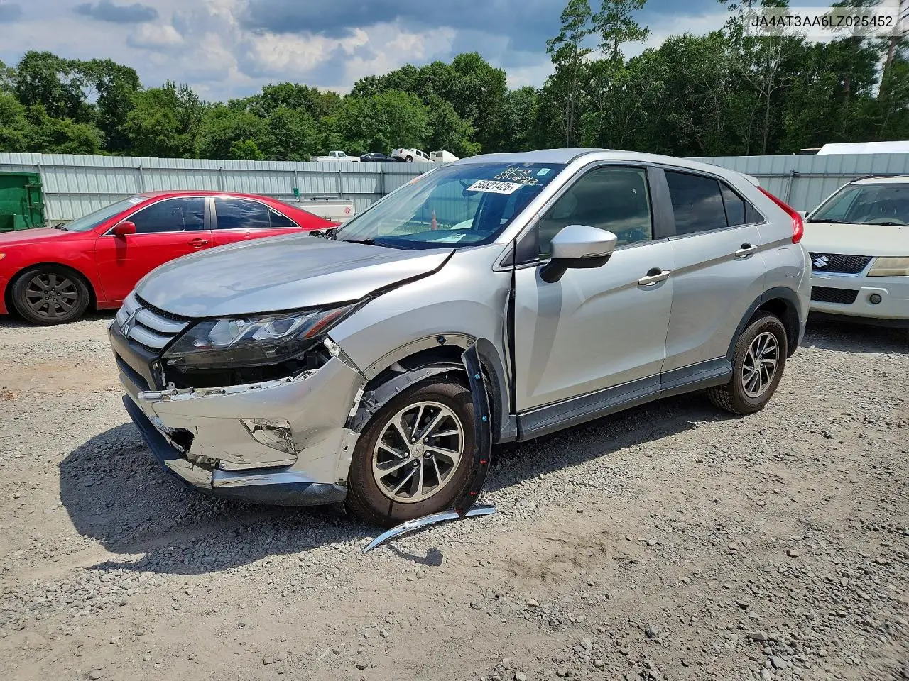 2020 Mitsubishi Eclipse Cross Es VIN: JA4AT3AA6LZ025452 Lot: 58821426
