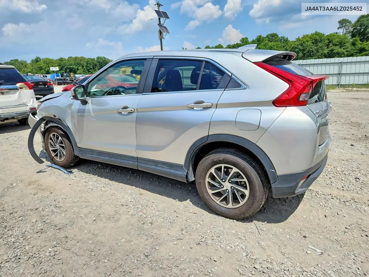 2020 Mitsubishi Eclipse Cross Es VIN: JA4AT3AA6LZ025452 Lot: 58821426