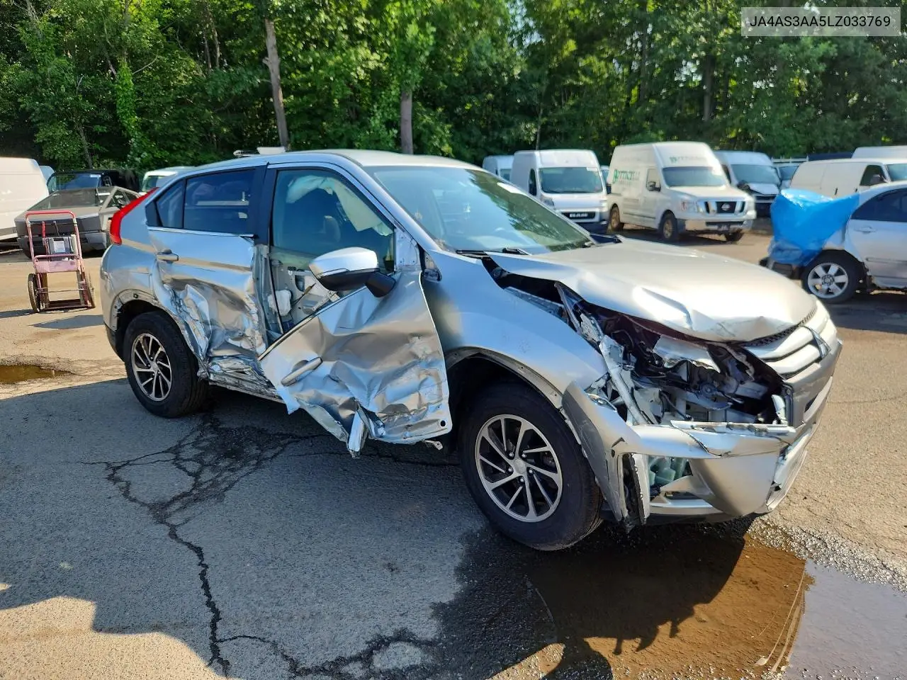 2020 Mitsubishi Eclipse Cross Es VIN: JA4AS3AA5LZ033769 Lot: 59062236