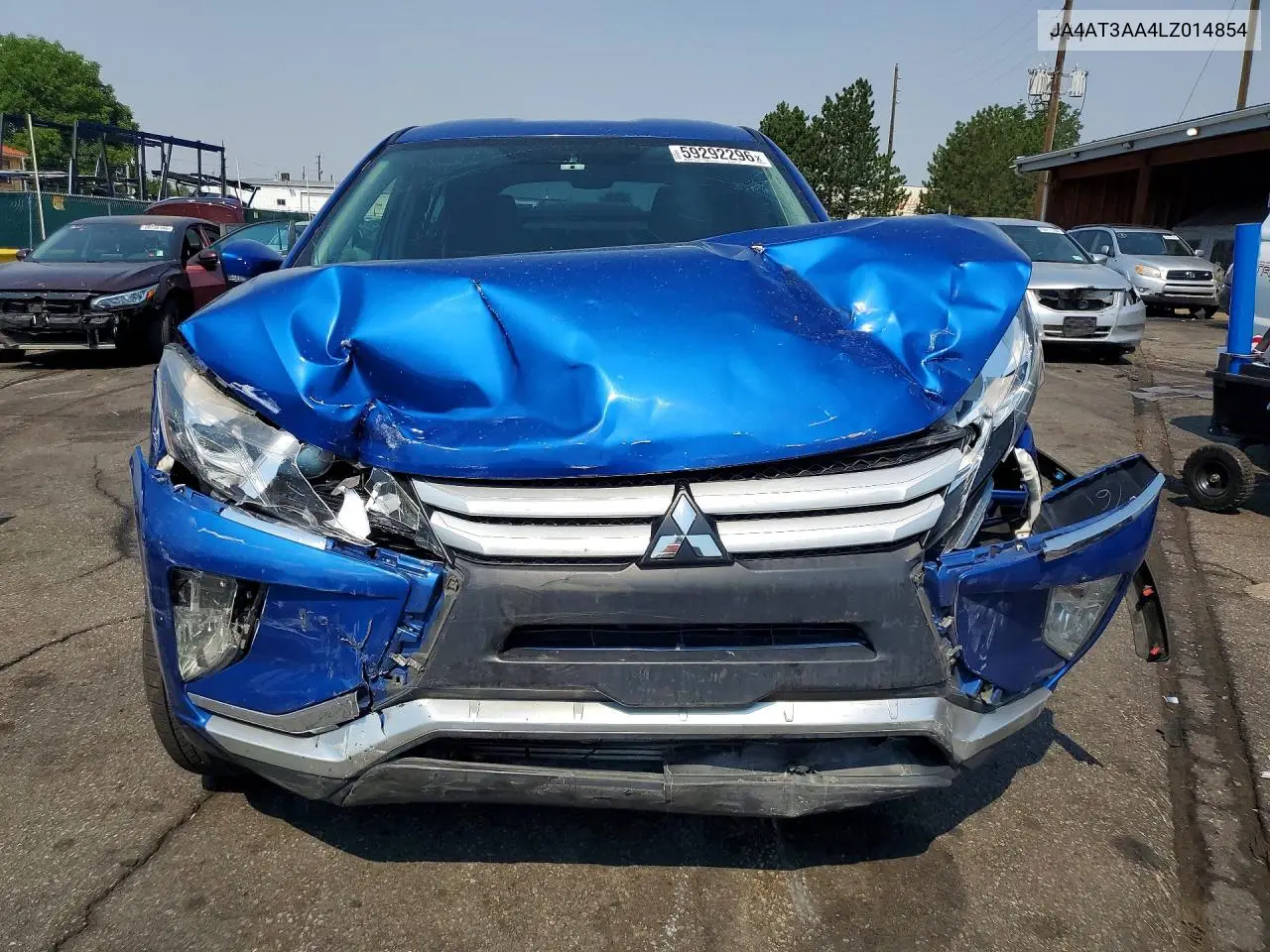 2020 Mitsubishi Eclipse Cross Es VIN: JA4AT3AA4LZ014854 Lot: 59292296