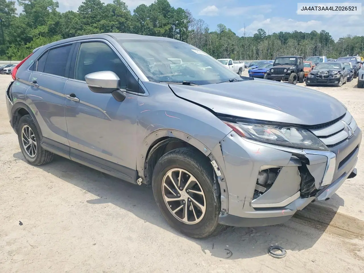 2020 Mitsubishi Eclipse Cross Es VIN: JA4AT3AA4LZ026521 Lot: 59629586