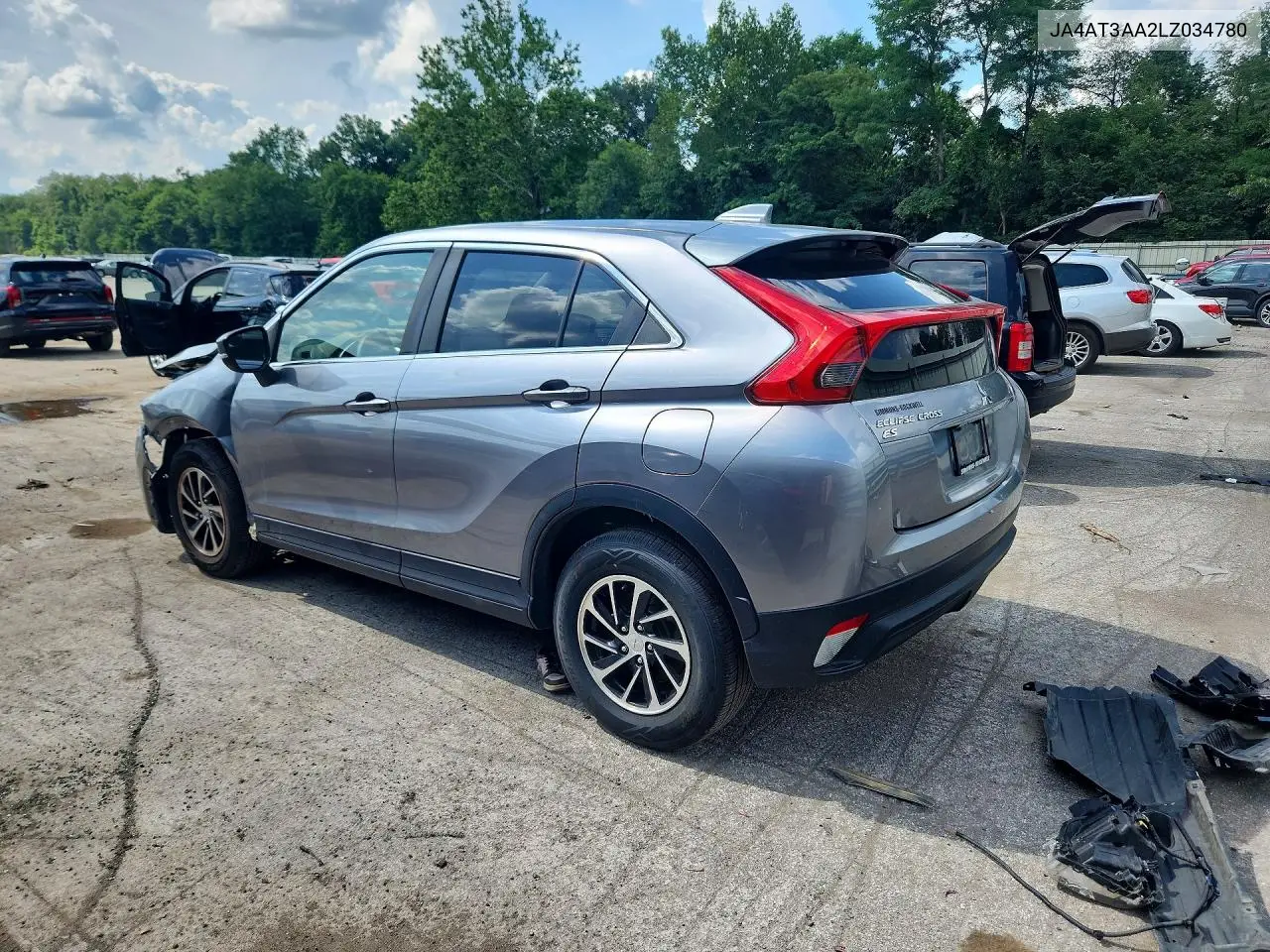 2020 Mitsubishi Eclipse Cross Es VIN: JA4AT3AA2LZ034780 Lot: 59658176
