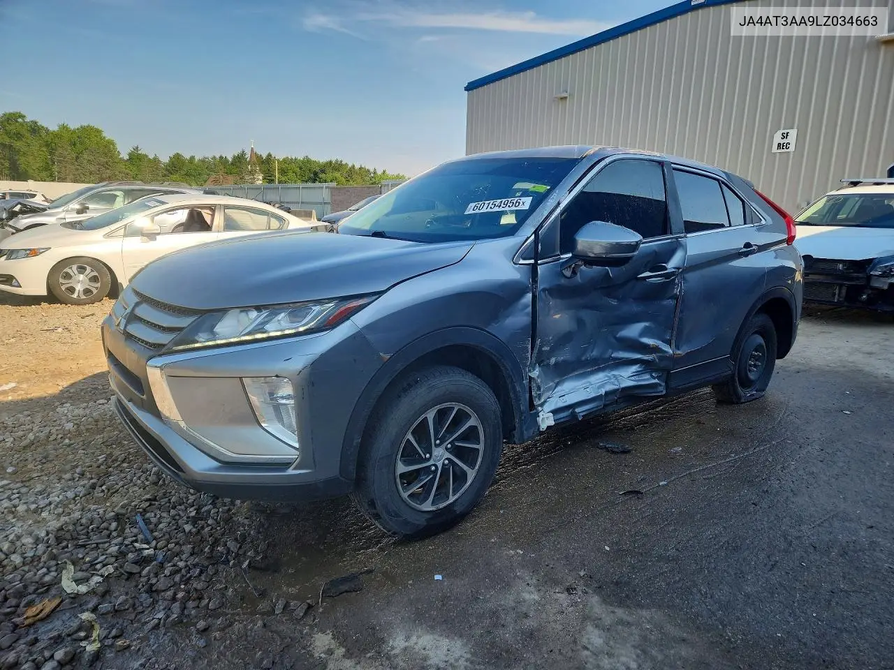 2020 Mitsubishi Eclipse Cross Es VIN: JA4AT3AA9LZ034663 Lot: 60154956