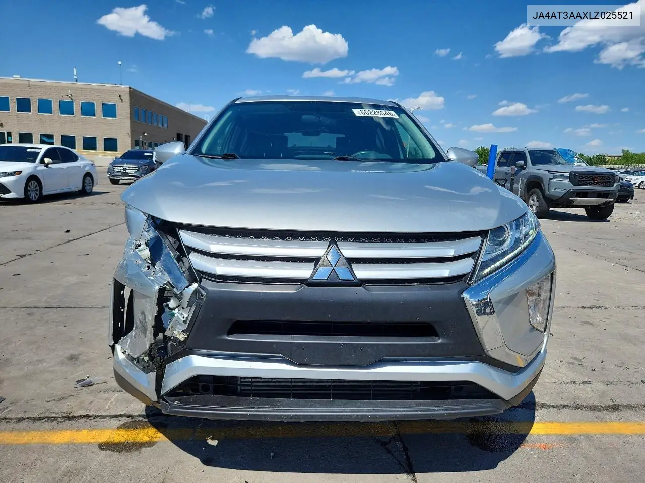 2020 Mitsubishi Eclipse Cross Es VIN: JA4AT3AAXLZ025521 Lot: 60228646
