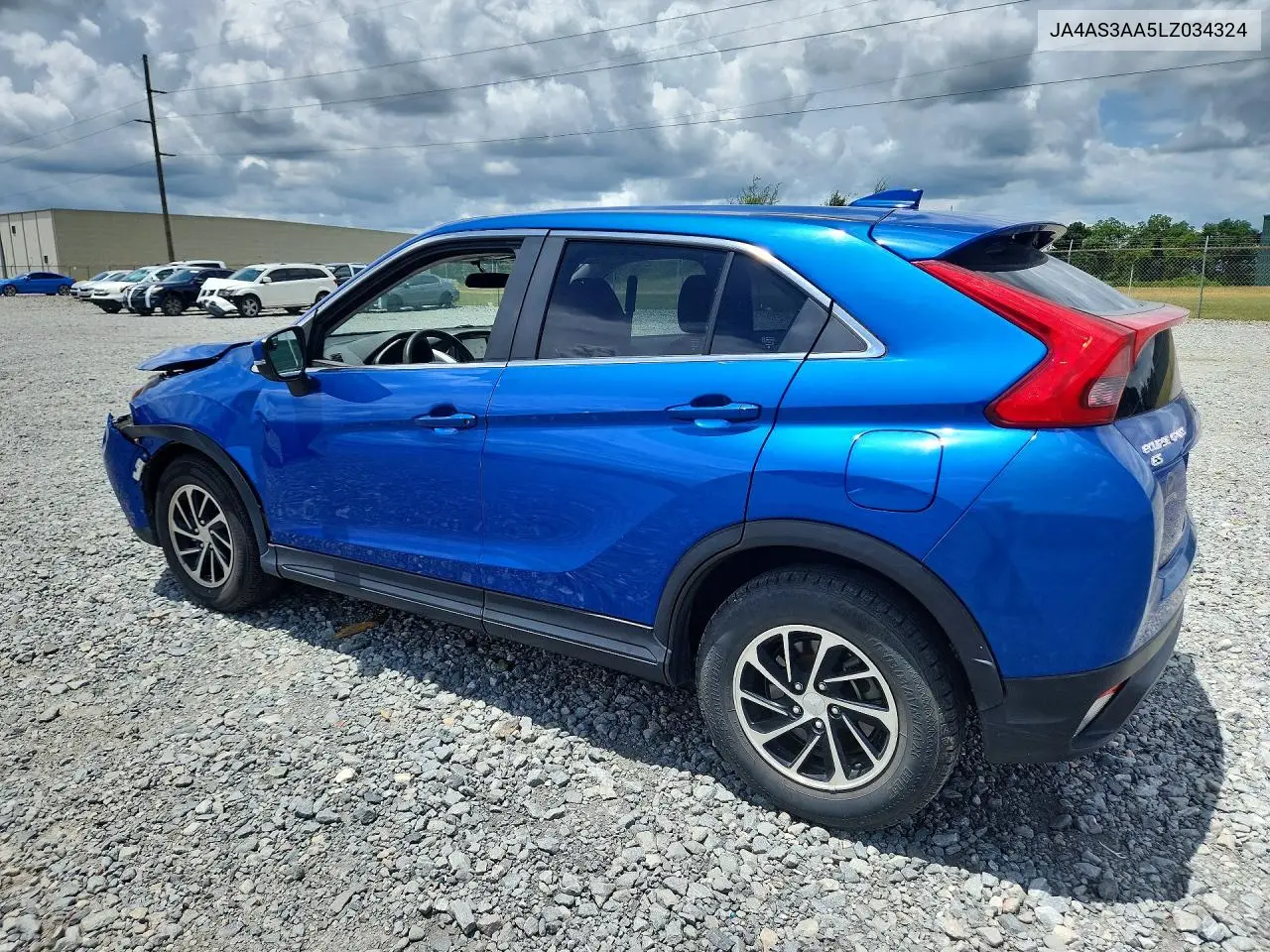 2020 Mitsubishi Eclipse Cross Es VIN: JA4AS3AA5LZ034324 Lot: 60780326