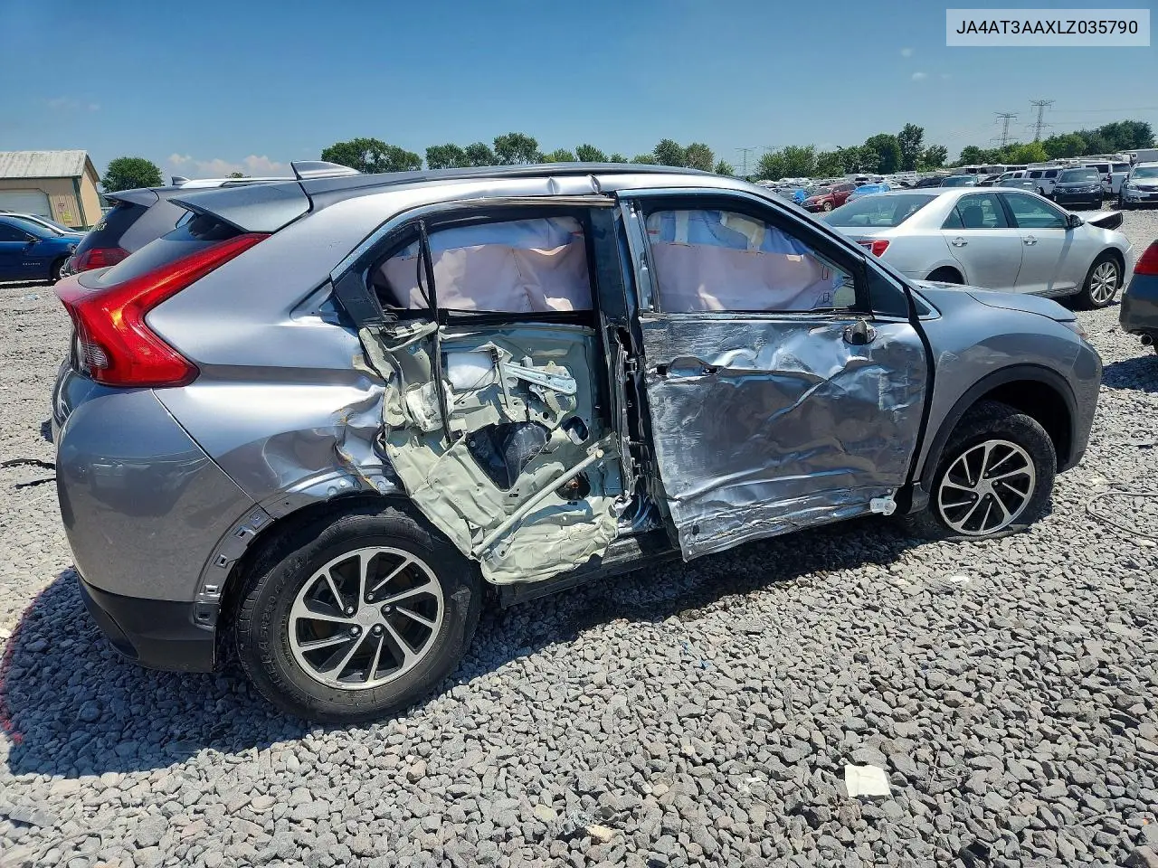 2020 Mitsubishi Eclipse Cross Es VIN: JA4AT3AAXLZ035790 Lot: 61407756