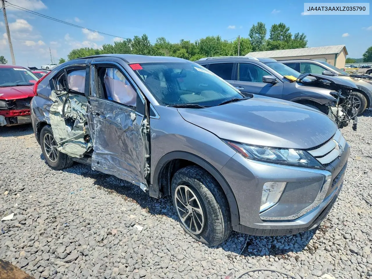 2020 Mitsubishi Eclipse Cross Es VIN: JA4AT3AAXLZ035790 Lot: 61407756