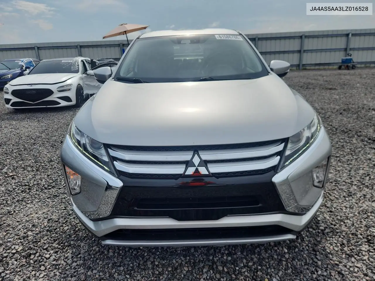 2020 Mitsubishi Eclipse Cross VIN: JA4AS5AA3LZ016528 Lot: 61586786