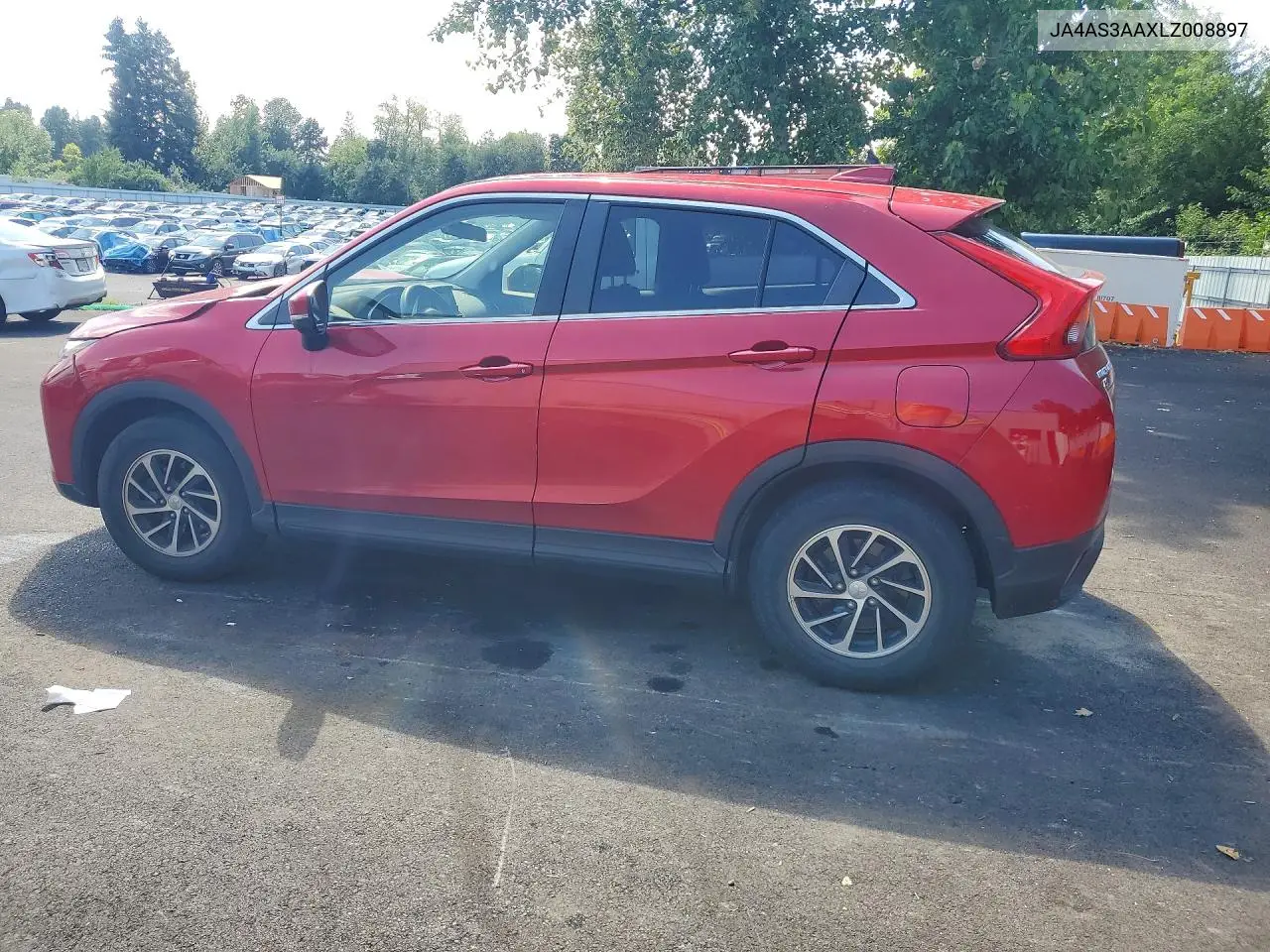 2020 Mitsubishi Eclipse Cross Es VIN: JA4AS3AAXLZ008897 Lot: 61611366