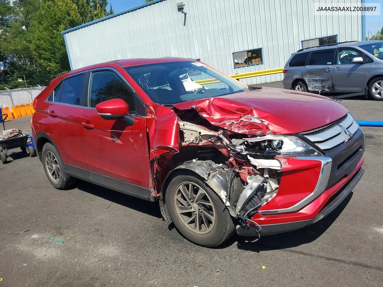 2020 Mitsubishi Eclipse Cross Es VIN: JA4AS3AAXLZ008897 Lot: 61611366