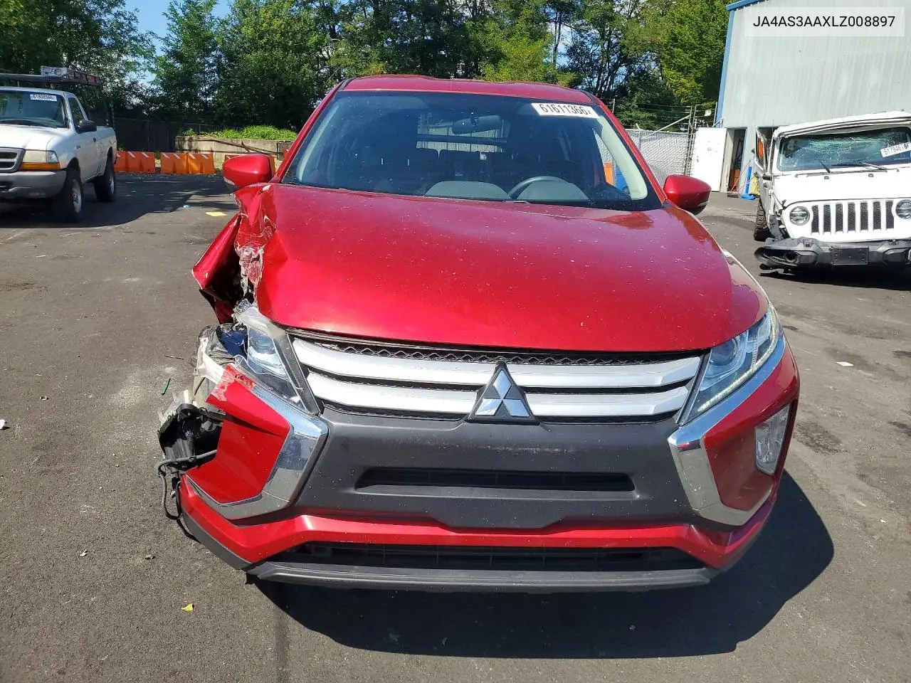 2020 Mitsubishi Eclipse Cross Es VIN: JA4AS3AAXLZ008897 Lot: 61611366