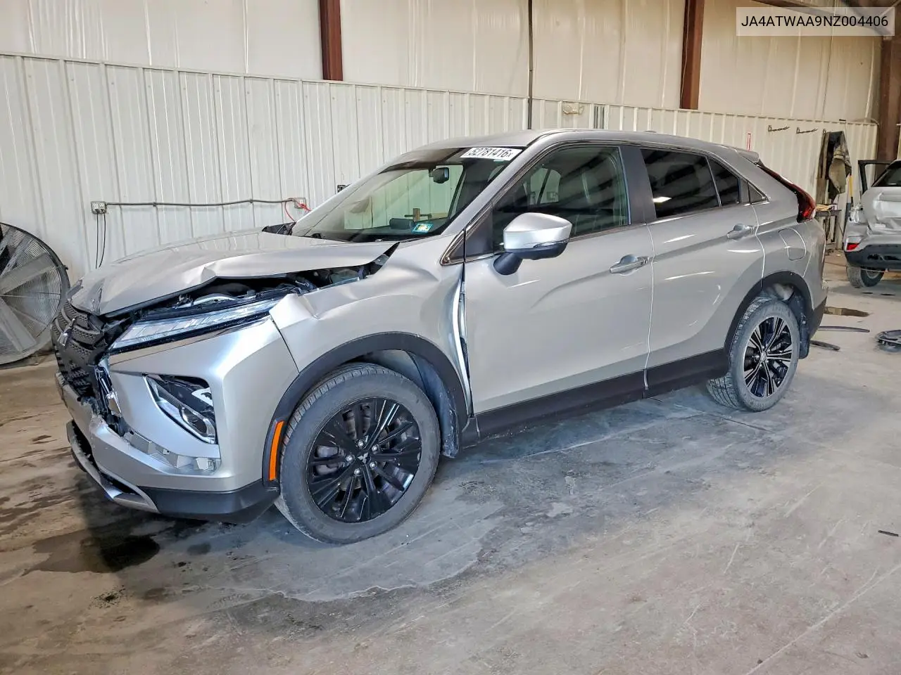 2022 Mitsubishi Eclipse Cross Es Fwd VIN: JA4ATWAA9NZ004406 Lot: 52781416