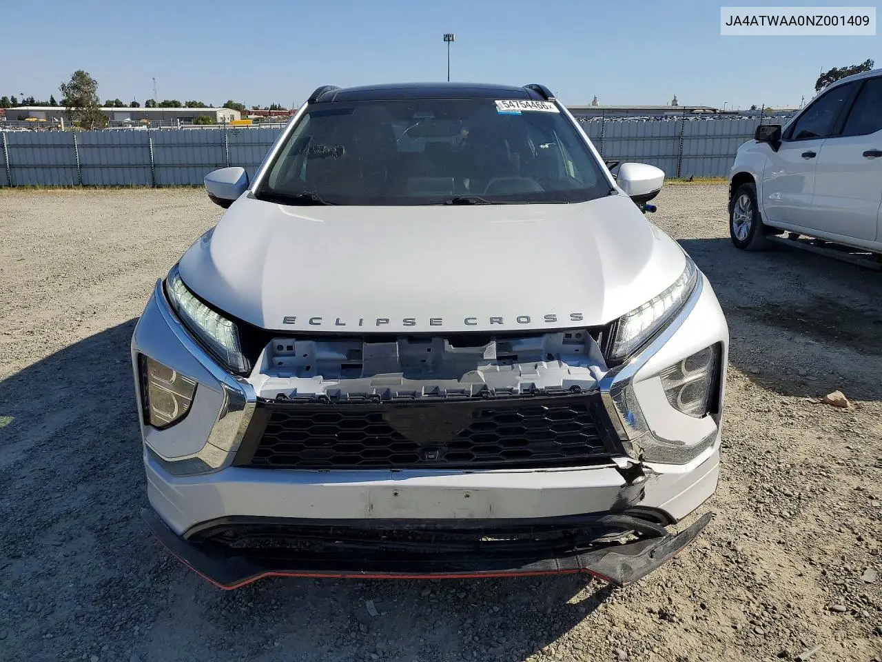 2022 Mitsubishi Eclipse Cross Se VIN: JA4ATWAA0NZ001409 Lot: 54754466