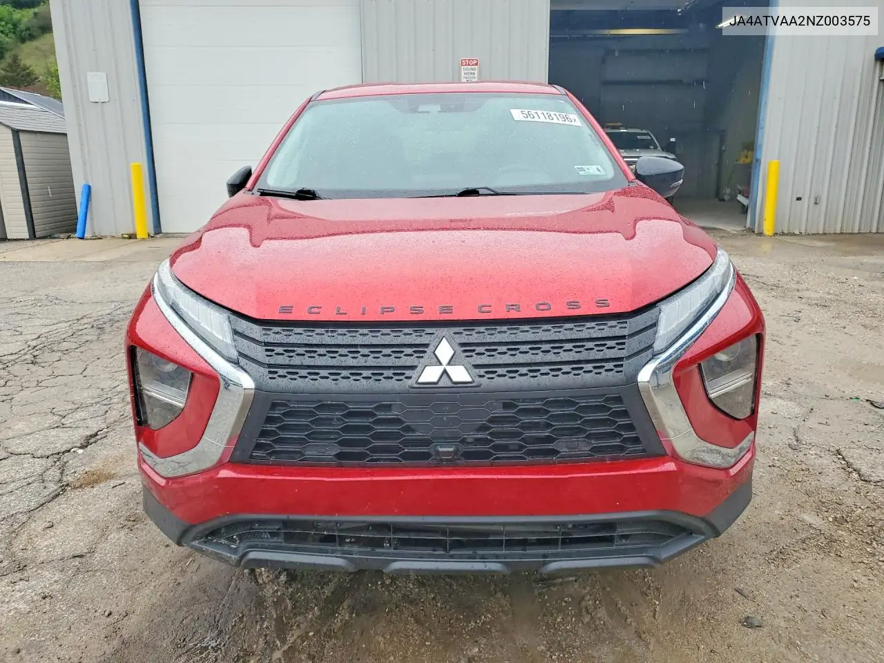 2022 Mitsubishi Eclipse Cross Le VIN: JA4ATVAA2NZ003575 Lot: 56118196