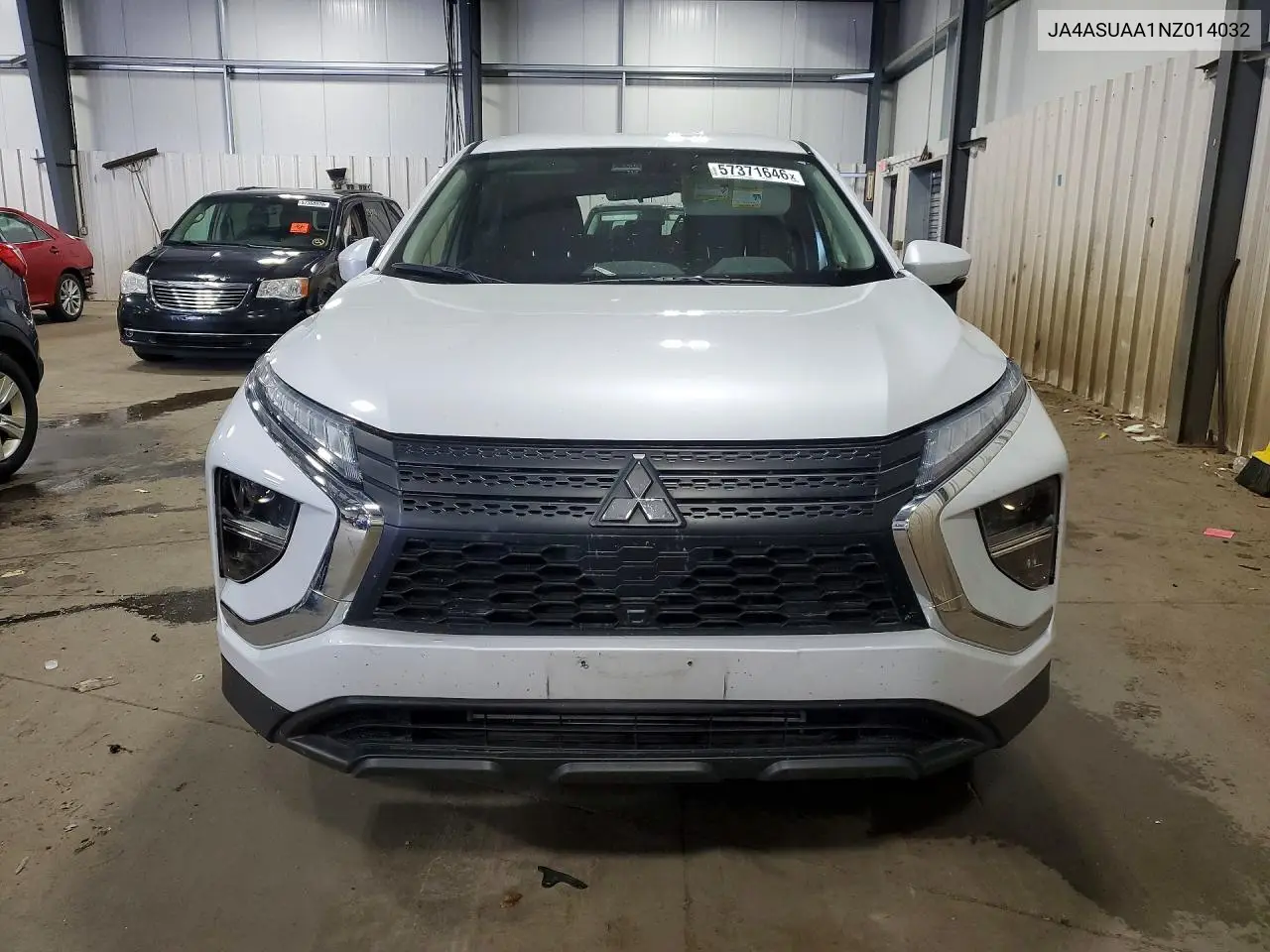 2022 Mitsubishi Eclipse Cross Es VIN: JA4ASUAA1NZ014032 Lot: 57371646