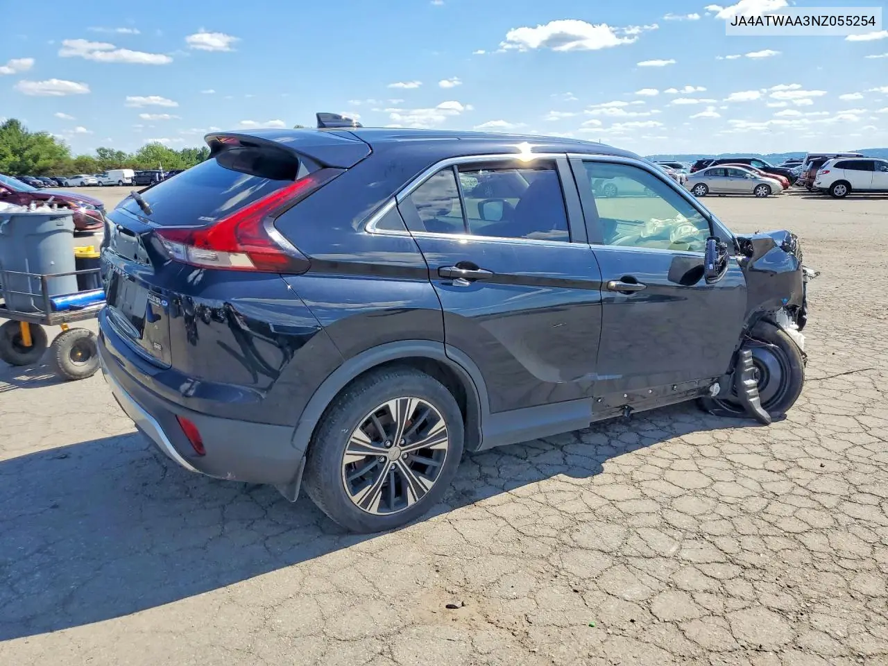 2022 Mitsubishi Eclipse Cross Se VIN: JA4ATWAA3NZ055254 Lot: 57734316