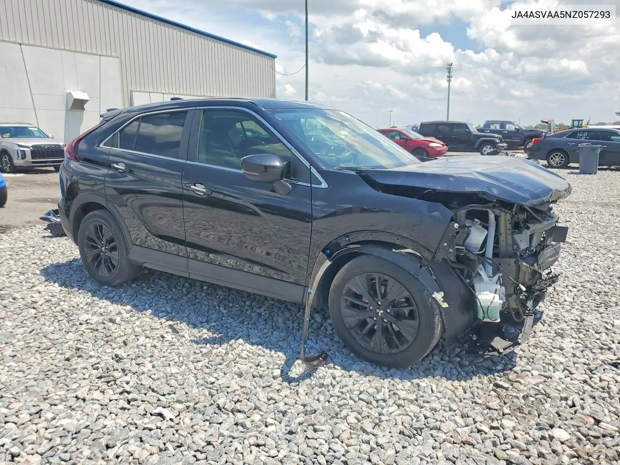 2022 Mitsubishi Eclipse Cross Le VIN: JA4ASVAA5NZ057293 Lot: 57902556