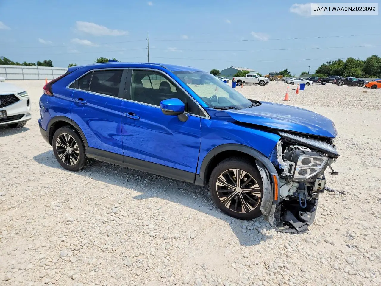 2022 Mitsubishi Eclipse Cross Se VIN: JA4ATWAA0NZ023099 Lot: 58517736