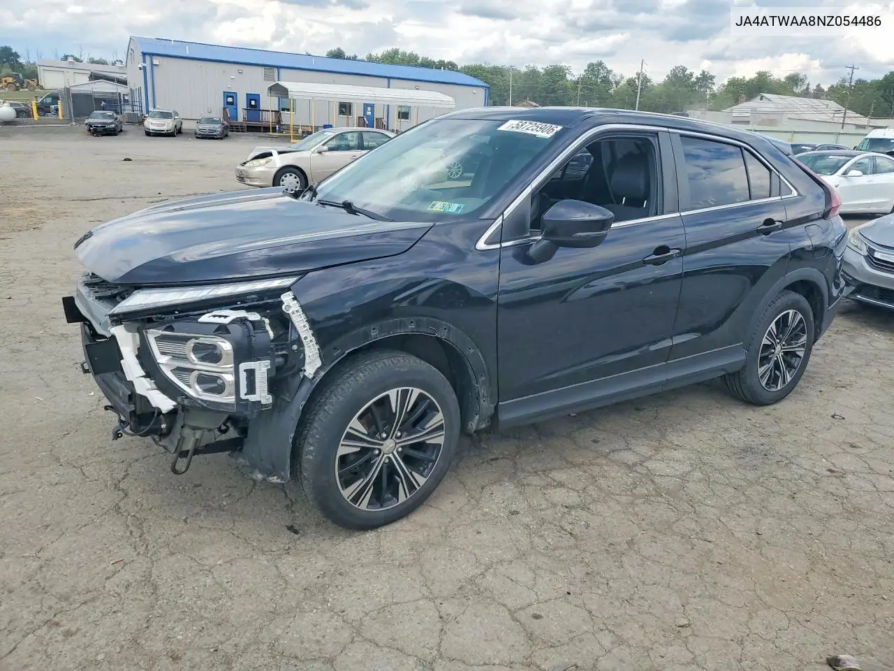 2022 Mitsubishi Eclipse Cross Se VIN: JA4ATWAA8NZ054486 Lot: 58725906