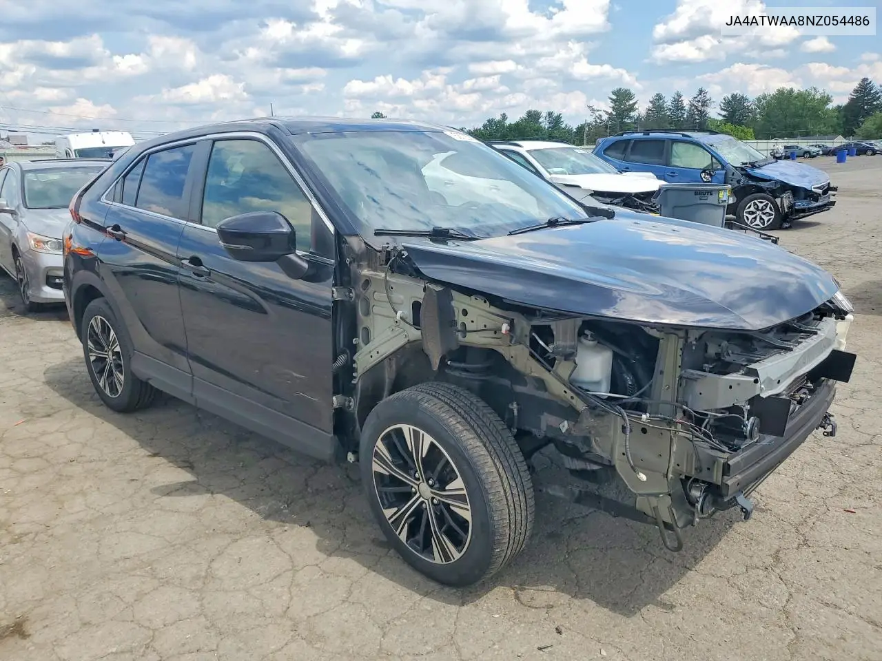 2022 Mitsubishi Eclipse Cross Se VIN: JA4ATWAA8NZ054486 Lot: 58725906