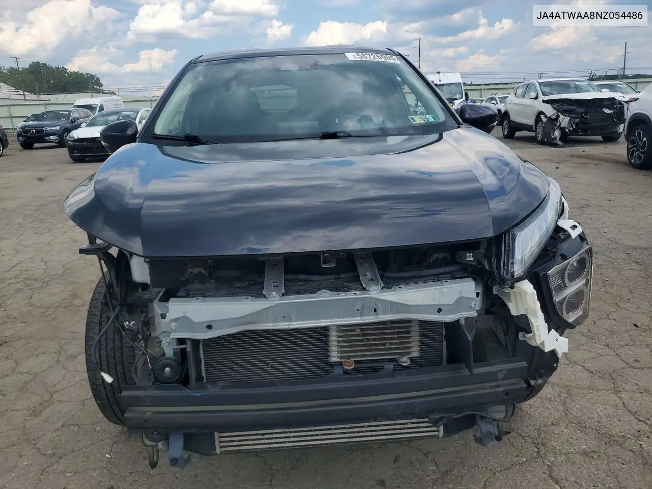 2022 Mitsubishi Eclipse Cross Se VIN: JA4ATWAA8NZ054486 Lot: 58725906